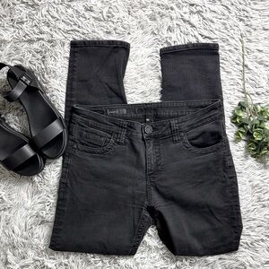 Kut from the Kloth Black Denim Pants straight leg pants size 8